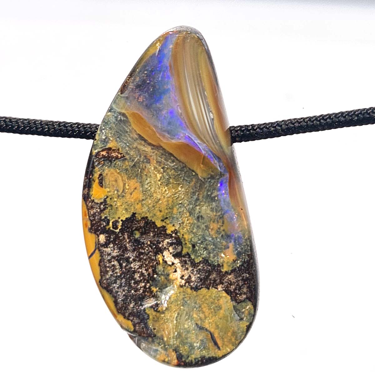 Boulder Opal Anhänger gebohrt
