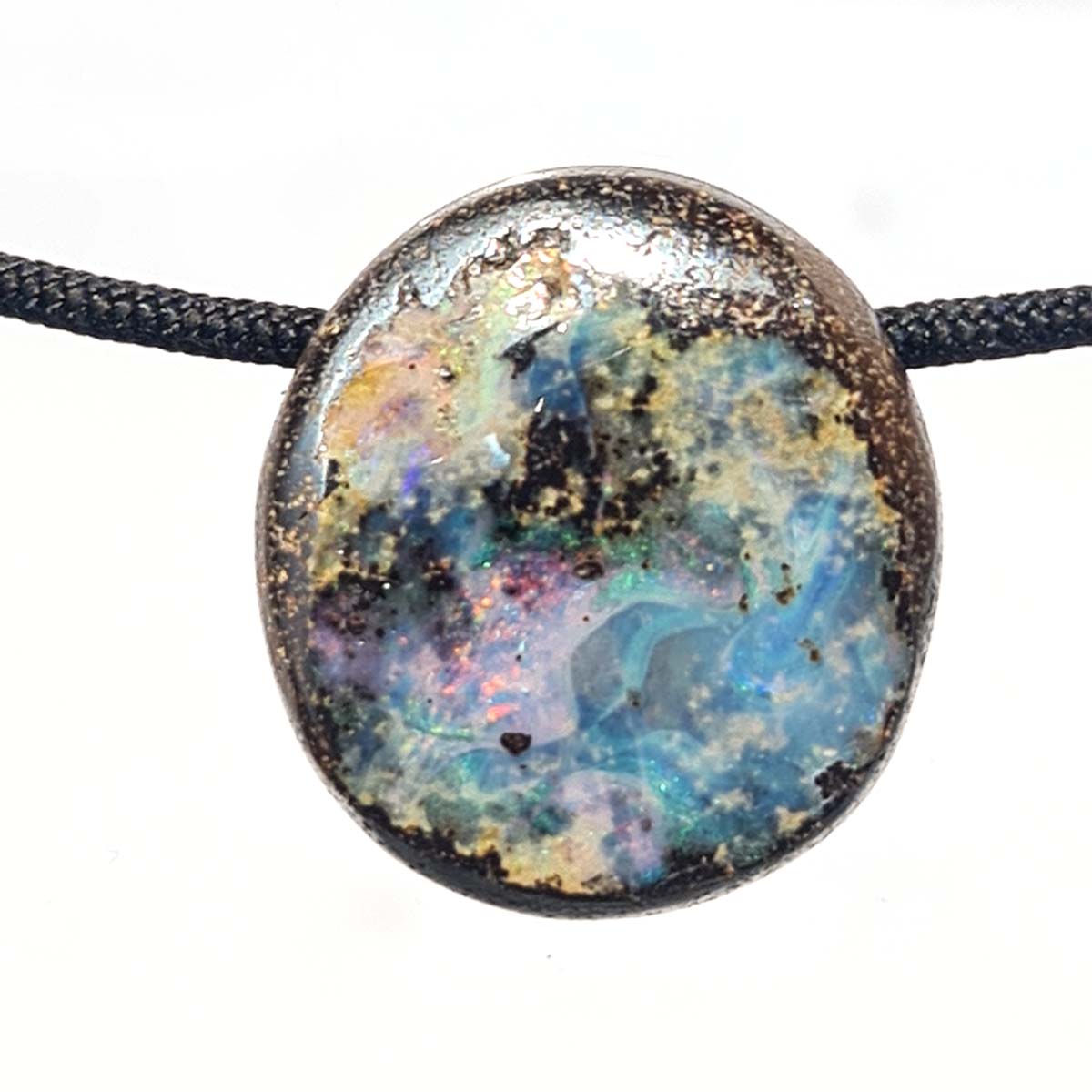 Opal Kettenanhänger von Steinwelten 