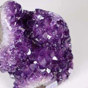 Uruguay Amethyst Mini Geode - 8x8x7cm - Harmonie und Entspannung – extra dunkler Qualität - NR 100