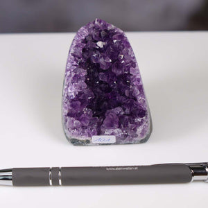 Uruguay Amethyst Mini Geode - 6x5x6cm - Harmonie und Entspannung – extra dunkler Qualität - NR 101