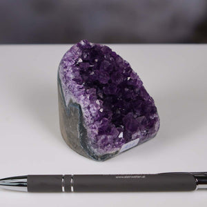 Uruguay Amethyst Mini Geode - 6x5x6cm - Harmonie und Entspannung – extra dunkler Qualität - NR 101