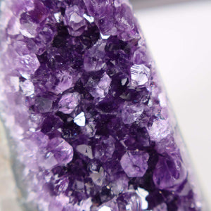 Uruguay Amethyst Mini Geode - 8x6x8cm - Harmonie und Entspannung – extra dunkler Qualität - NR 103