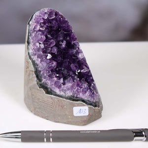 Uruguay Amethyst Mini Geode - 8x6x8cm - Harmonie und Entspannung – extra dunkler Qualität - NR 103