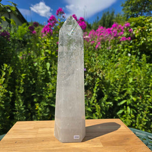 Bergkristall, Quarz, Obelisk geschliffen - 31x8x5 cm - Nr 104