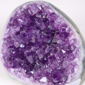 Uruguay Amethyst Mini Geode - 5x6x6cm - Harmonie und Entspannung – extra dunkler Qualität - NR 104
