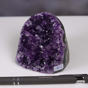 Uruguay Amethyst Mini Geode - 6x7x7cm - Harmonie und Entspannung – extra dunkler Qualität - NR 107