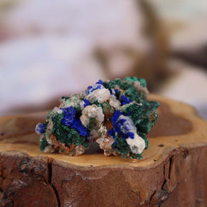Azurit Malachit - natürlicher Rohstein - 4,5x4x2cm - Nr. 10