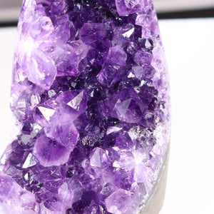 Uruguay Amethyst Mini Geode - 10x7x10cm - Harmonie und Entspannung – extra dunkler Qualität - NR 112