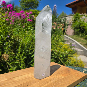 Bergkristall, Quarz, Obelisk geschliffen - 28x7x4 cm - Nr 113
