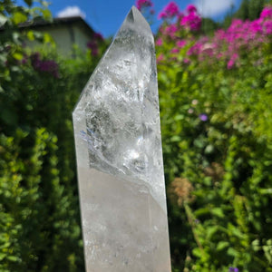 Bergkristall, Quarz, Obelisk geschliffen - 28x7x4 cm - Nr 113