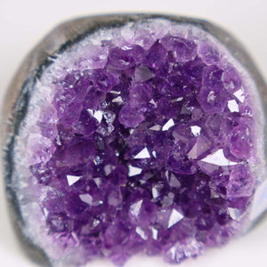 Uruguay Amethyst Mini Geode - 3x5x5cm - Harmonie und Entspannung – extra dunkler Qualität - NR 117