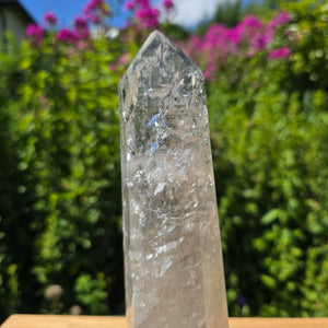 Bergkristall, Quarz, Obelisk geschliffen - 23x6x5 cm - Nr 118