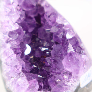 Uruguay Amethyst Mini Geode - 6x5x7cm - Harmonie und Entspannung – extra dunkler Qualität - NR 119