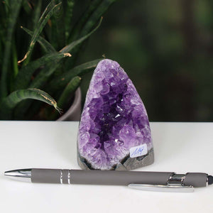 Uruguay Amethyst Mini Geode - 6x5x7cm - Harmonie und Entspannung – extra dunkler Qualität - NR 119
