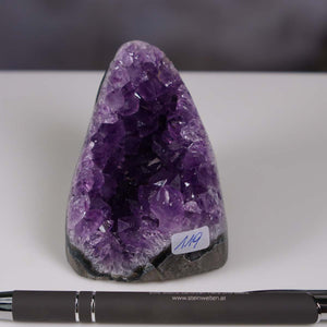 Uruguay Amethyst Mini Geode - 6x5x7cm - Harmonie und Entspannung – extra dunkler Qualität - NR 119