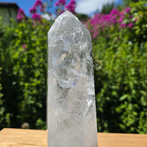 Bergkristall, Quarz, Obelisk geschliffen - 22x7x5 cm - Nr 119