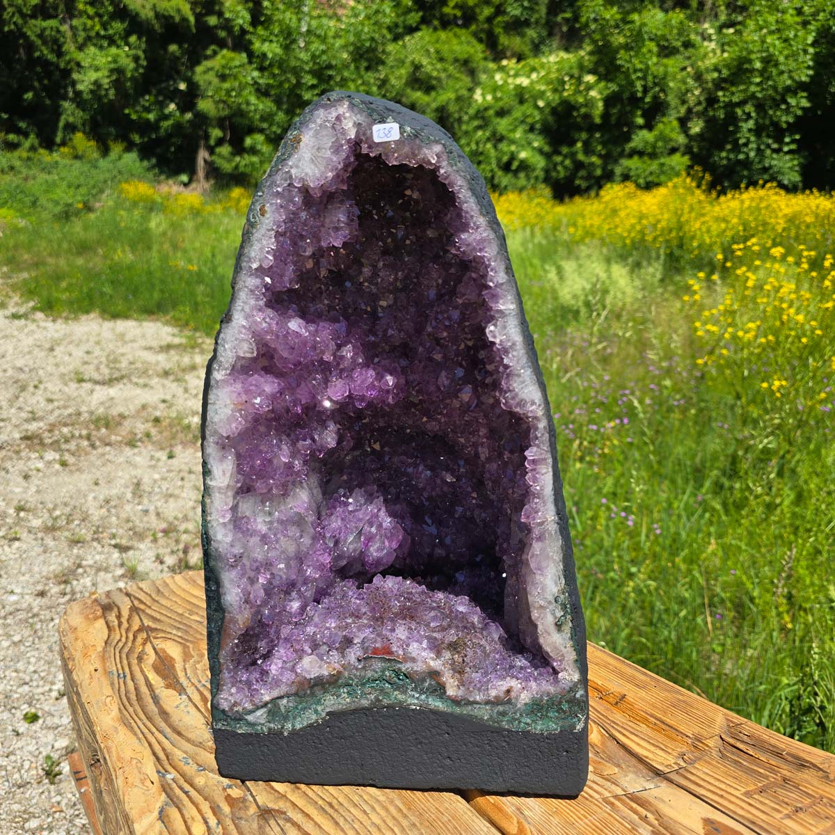 Amethyst Druse – Geode – Harmonie und Entspannung - 40x23x24cm - Nr. 138
