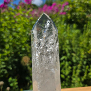 Bergkristall, Quarz, Obelisk geschliffen - 21x5x5 cm - Nr 138
