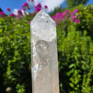 Bergkristall, Quarz, Obelisk geschliffen - 23x6x4 cm - Nr 139