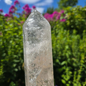 Bergkristall, Quarz, Obelisk geschliffen - 23x5x3 cm - Nr 204