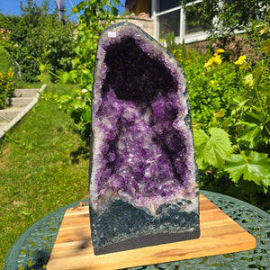Amethyst Druse – Geode – Harmonie und Entspannung - 41x21x22cm - Nr. 205