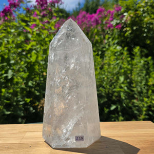 Bergkristall, Quarz, Obelisk geschliffen - 20x10x7 cm - Nr 219