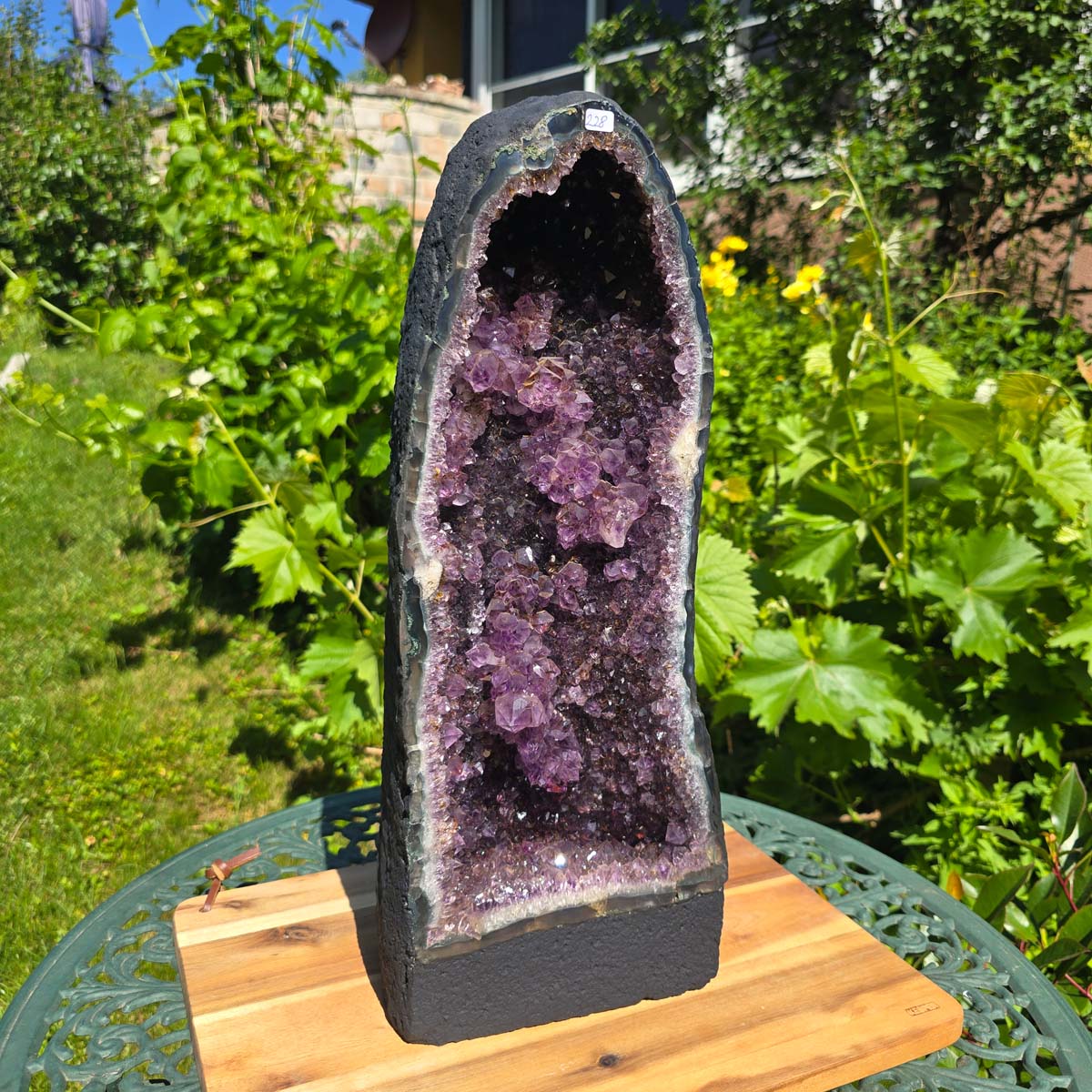Amethyst Druse – Geode – Harmonie und Entspannung - 46x17x13cm - Nr. 228