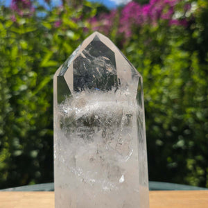 Bergkristall, Quarz, Obelisk geschliffen - 16x7x5 cm - Nr 240