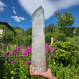 Bergkristall, Quarz, Obelisk geschliffen - 44x9x9 cm - Nr 25