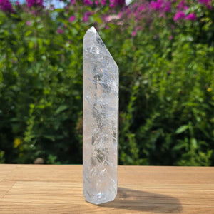 Bergkristall, Quarz, Obelisk geschliffen - 16x5x3 cm - Nr 262