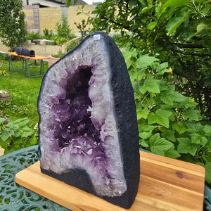Amethyst Druse – Geode – Harmonie und Entspannung - 32x23x17cm - Nr. 26