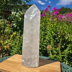 Bergkristall, Quarz, Obelisk geschliffen - 35x11x9 cm - Nr 26