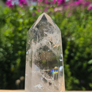 Bergkristall, Quarz, Obelisk geschliffen - 15x6x4 cm - Nr 287