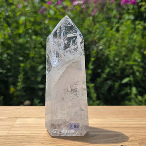 Bergkristall, Quarz, Obelisk geschliffen - 15x6x4 cm - Nr 288