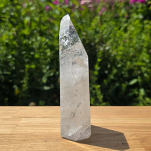 Bergkristall, Quarz, Obelisk geschliffen - 15x6x4 cm - Nr 288