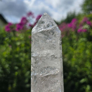 Bergkristall, Quarz, Obelisk geschliffen - 18x5x3 cm - Nr 299