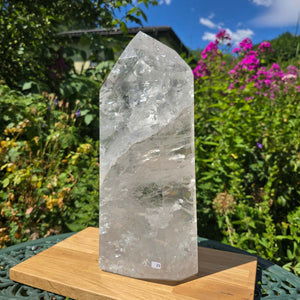 Bergkristall, Quarz, Obelisk geschliffen - 36x18x11 cm - Nr 29
