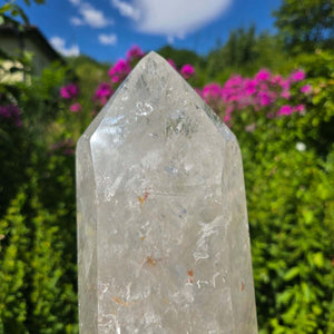 Bergkristall, Quarz, Obelisk geschliffen - 40x14x10 cm - Nr 2