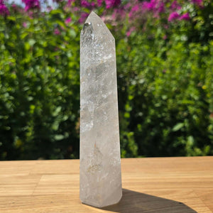 Bergkristall, Quarz, Obelisk geschliffen - 17x5x4 cm - Nr 300