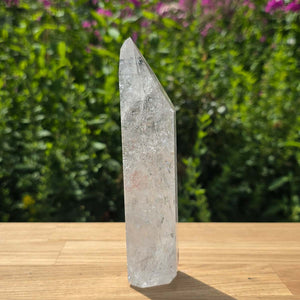 Bergkristall, Quarz, Obelisk geschliffen - 16x5x3 cm - Nr 309