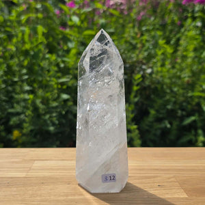 Bergkristall, Quarz, Obelisk geschliffen - 15x5x4 cm - Nr 312