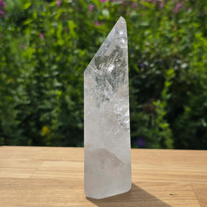 Bergkristall, Quarz, Obelisk geschliffen - 15x5x4 cm - Nr 312