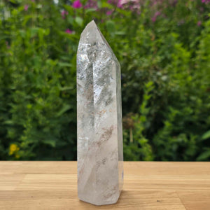 Bergkristall, Quarz, Obelisk geschliffen - 16x6x4 cm - Nr 319