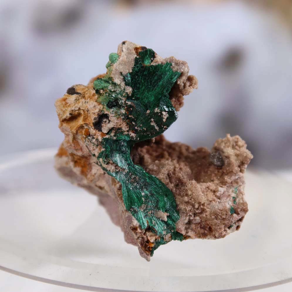 Malachit - natürlicher Rohstein - 4,5x4,5x3cm - Nr. 31