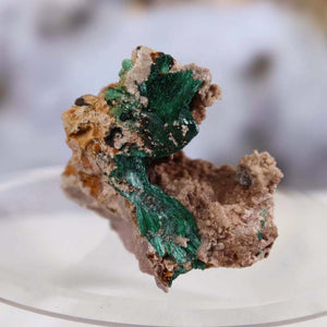 Malachit - natürlicher Rohstein - 4,5x4,5x3cm - Nr. 31