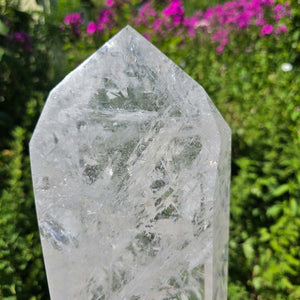 Bergkristall, Quarz, Obelisk geschliffen - 34x14x9 cm - Nr 31