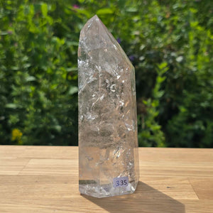 Bergkristall, Quarz, Obelisk geschliffen - 15x6x4 cm - Nr 335