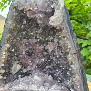 Ametystdruse – Geode – Harmoni og afslapning - 25x21x14cm - Nr. 349