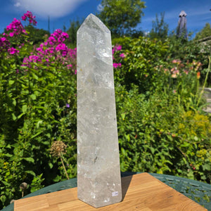 Bergkristall, Quarz, Obelisk geschliffen - 40x10x8 cm - Nr 34