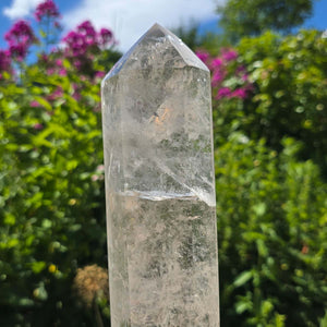 Cristallo di rocca, quarzo, obelisco smerigliato UNICO N. 36